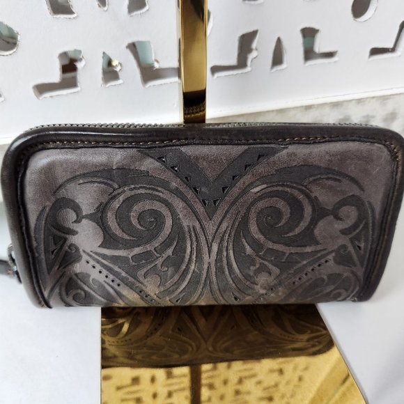 NWT Caterina Lucchi Leather Wallet Gold Line SPO Campomaggi - Picture 6 of 9